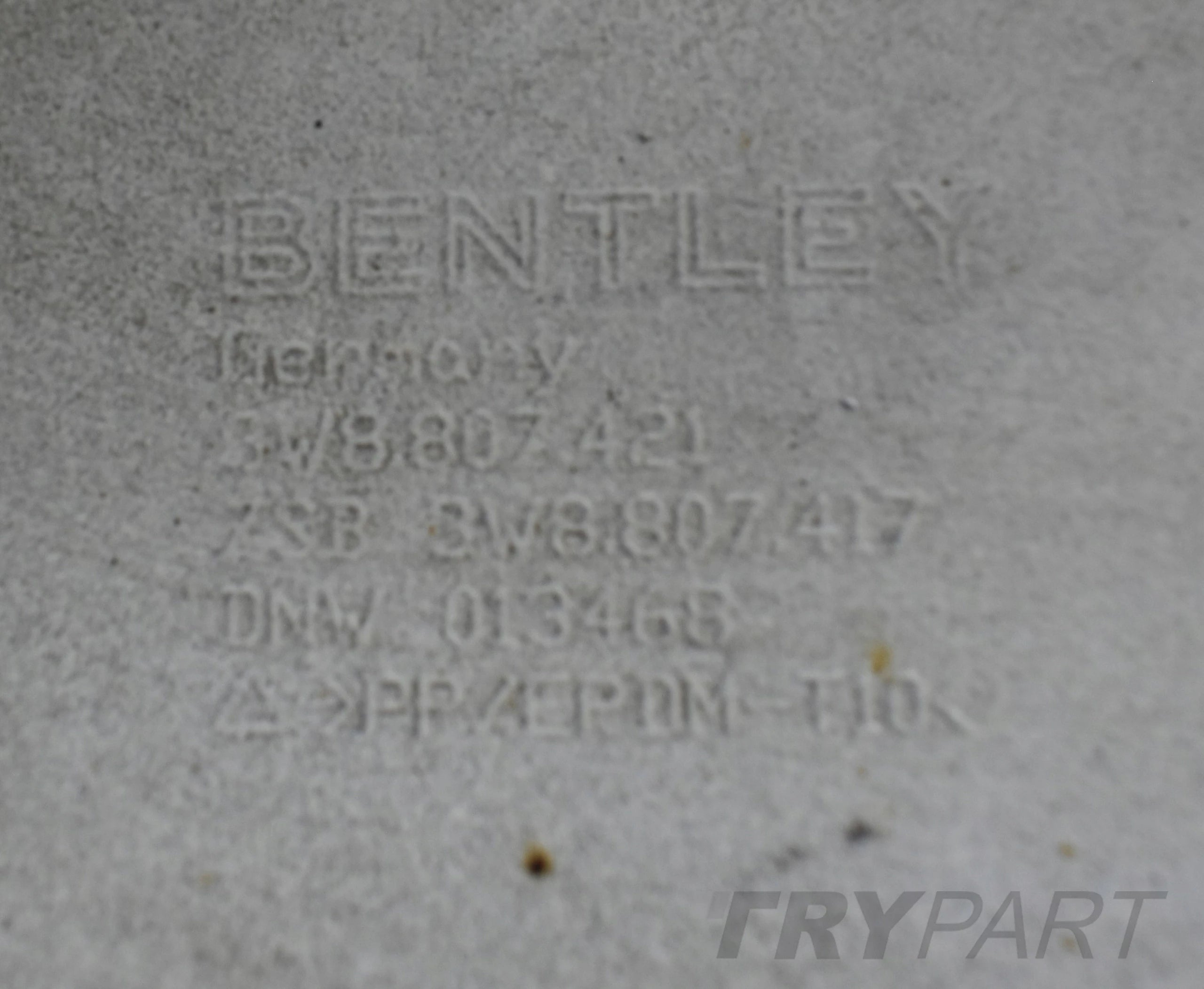 BENTLEY CONTINENTAL GT REAR BUMPER SUPER CONDITION ORIGINAL!
