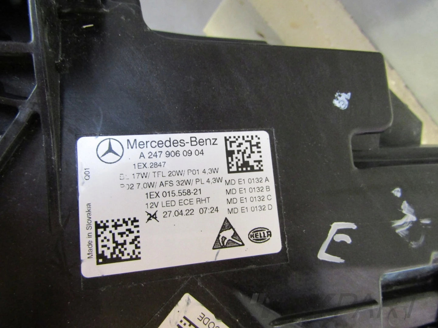 HEADLIGHT MERCEDES B CLASS W247 LED LIFT PERFORMANCE LH LEFT 22- A2479060