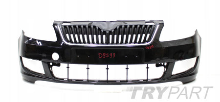 SKODA FABIA II LIFT 5J0 FRONT BUMPER ORIGINAL + GRILLE