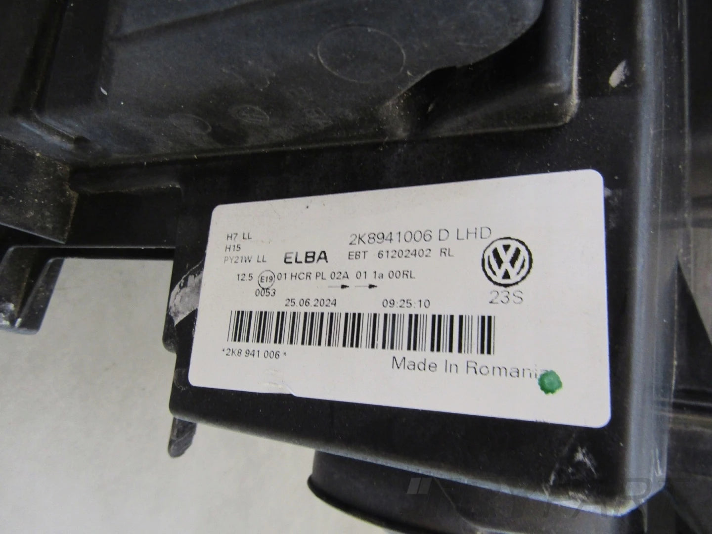 FRONT LAMP VW CADDY 2K8 IV STANDARD 20- RIGHT 2K8941006