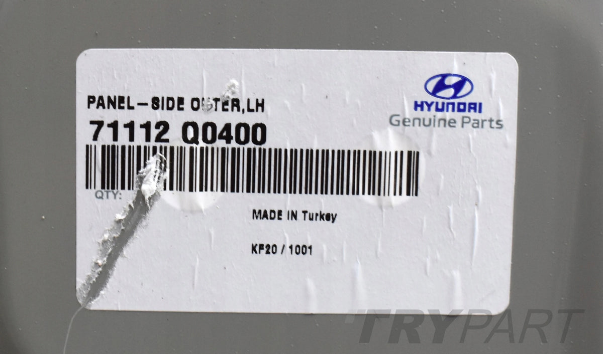 HYUNDAI BAYON LEFT SILL PANEL COVER FRAME ORG NEW 71112 Q0400