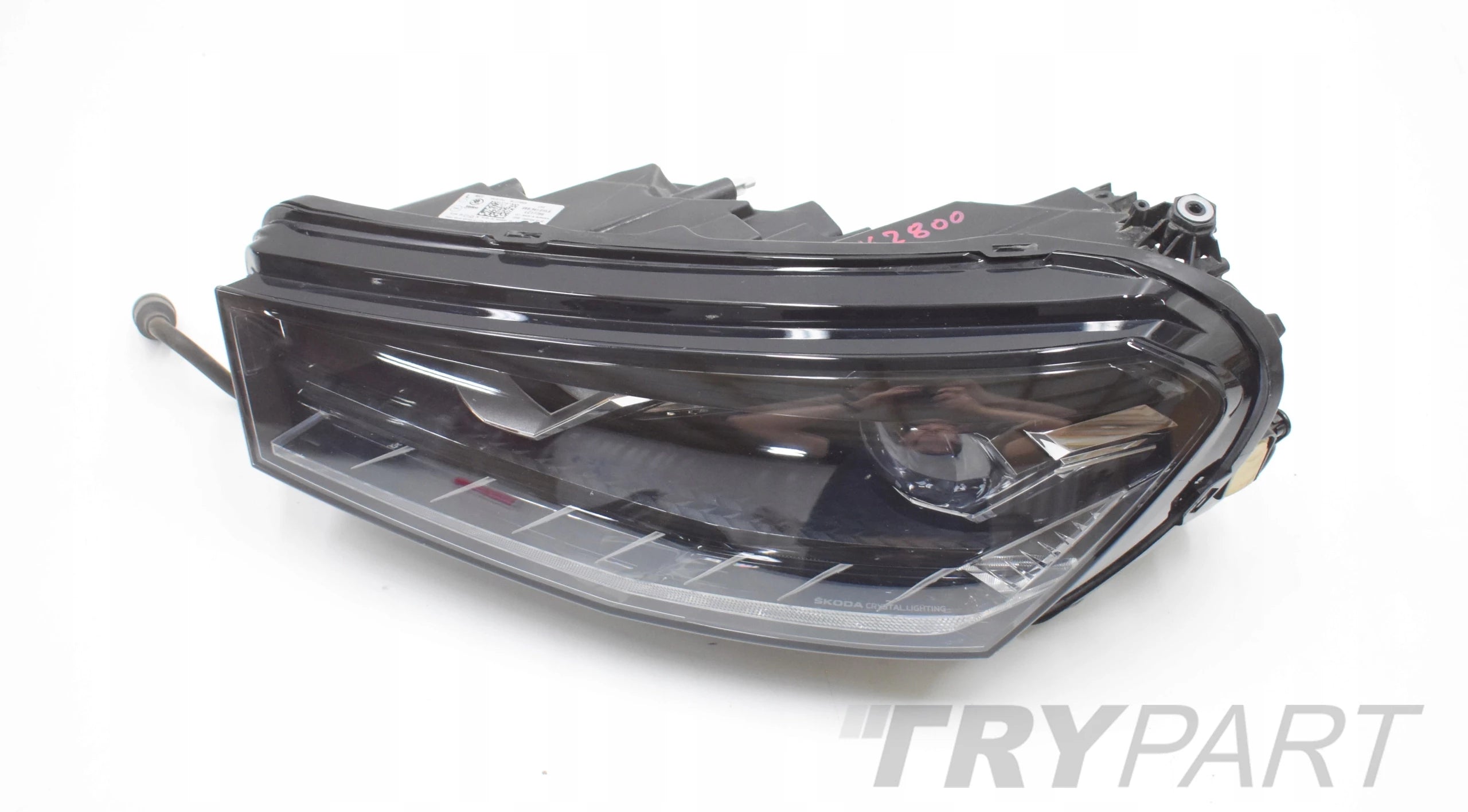 SKODA FABIA IV 6VB LEFT FRONT HEADLIGHT EU ORG CRYSTAL 6VB941015B