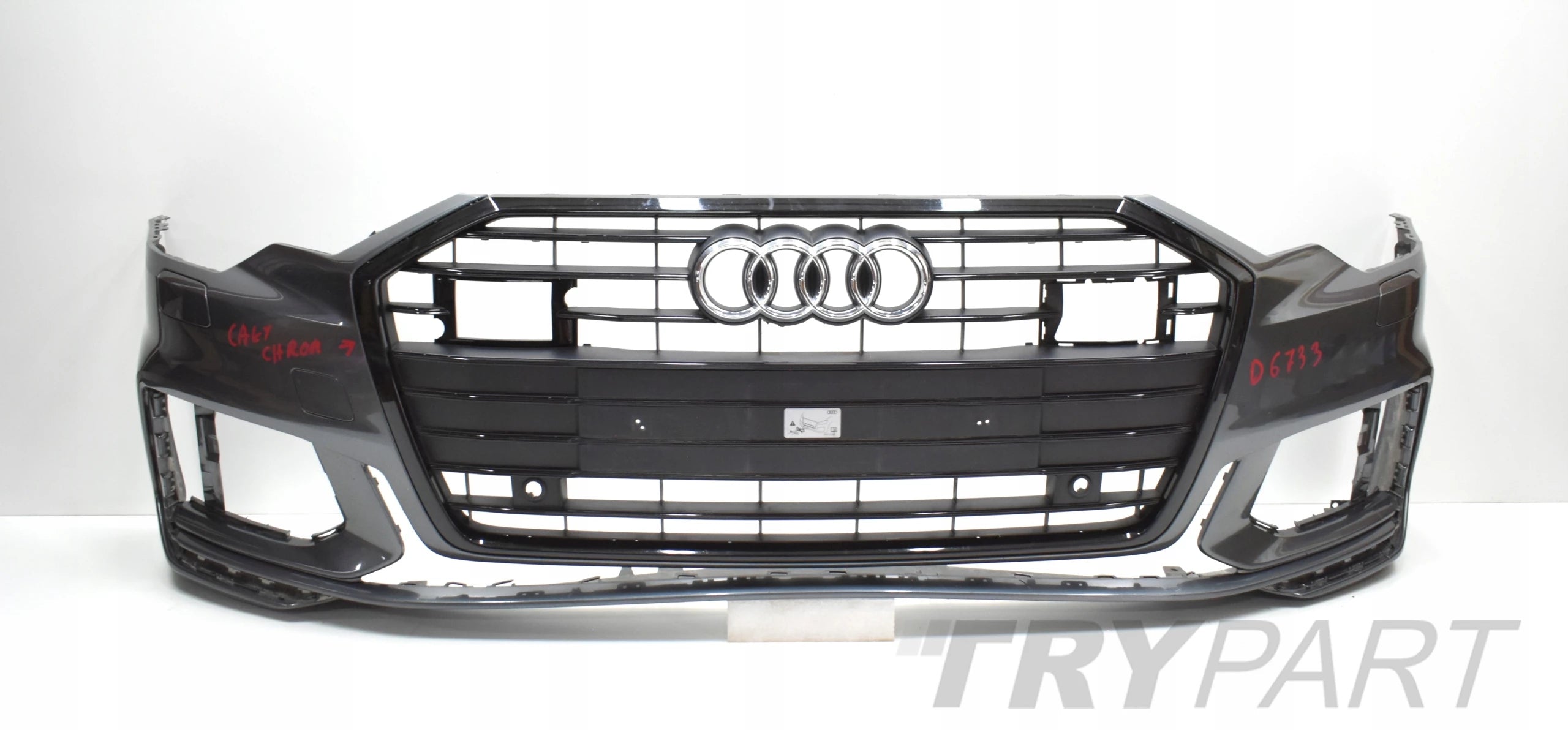 AUDI A6 C8 4K S LINE FRONT BUMPER + GRILLE