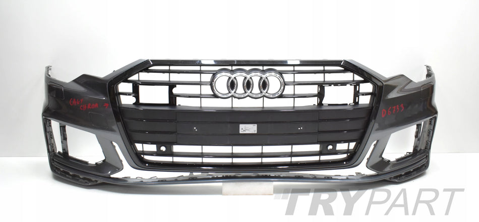 AUDI A6 C8 4K S LINE FRONT BUMPER + GRILLE