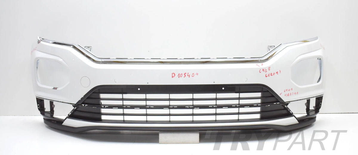 VW T ROC T-ROC 2GA R LINE FRONT BUMPER ORG + CHROME + GRILLES