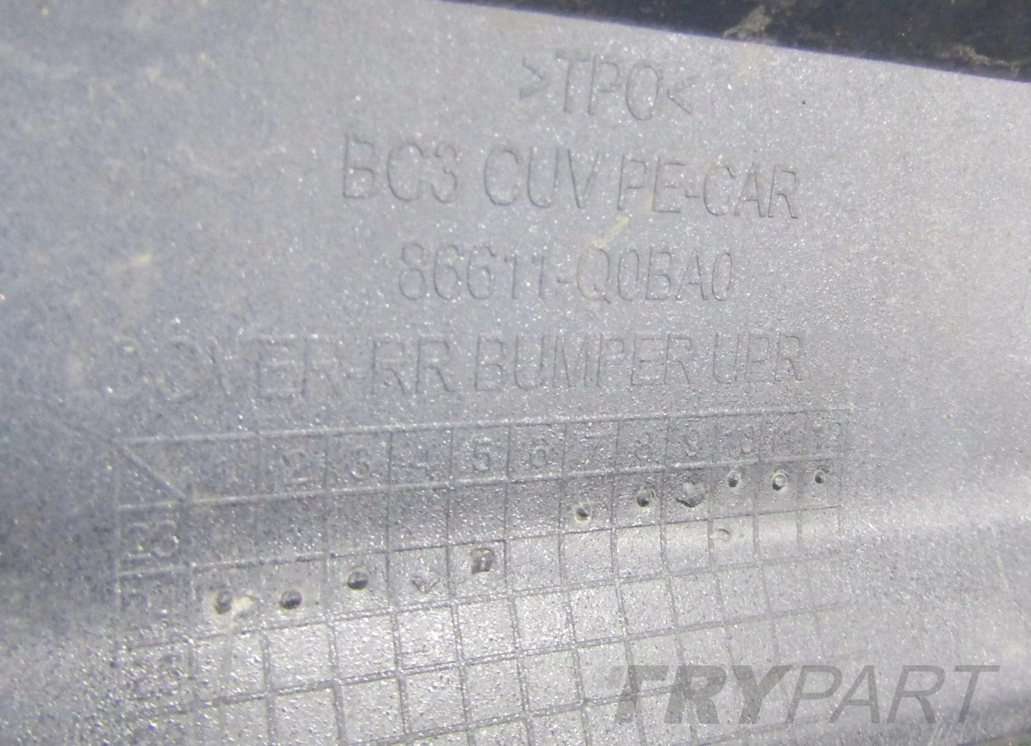 Rear bumper HYUNDAI BAYON LIFT 2024-
