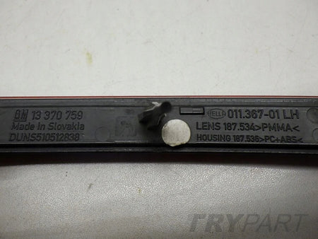 OPEL ASTRA J IV 4 HB LIFT REAR REFLECTOR RIGHT LEFT