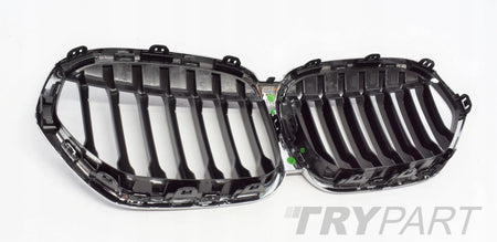 BMW X1 F48 LIFT LCI CHROME GRILLE KIDNEY NEW