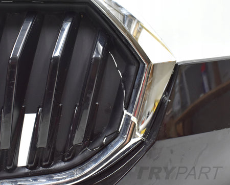 SKODA FABIA IV 6VA FRONT BUMPER ORG + GRILLE