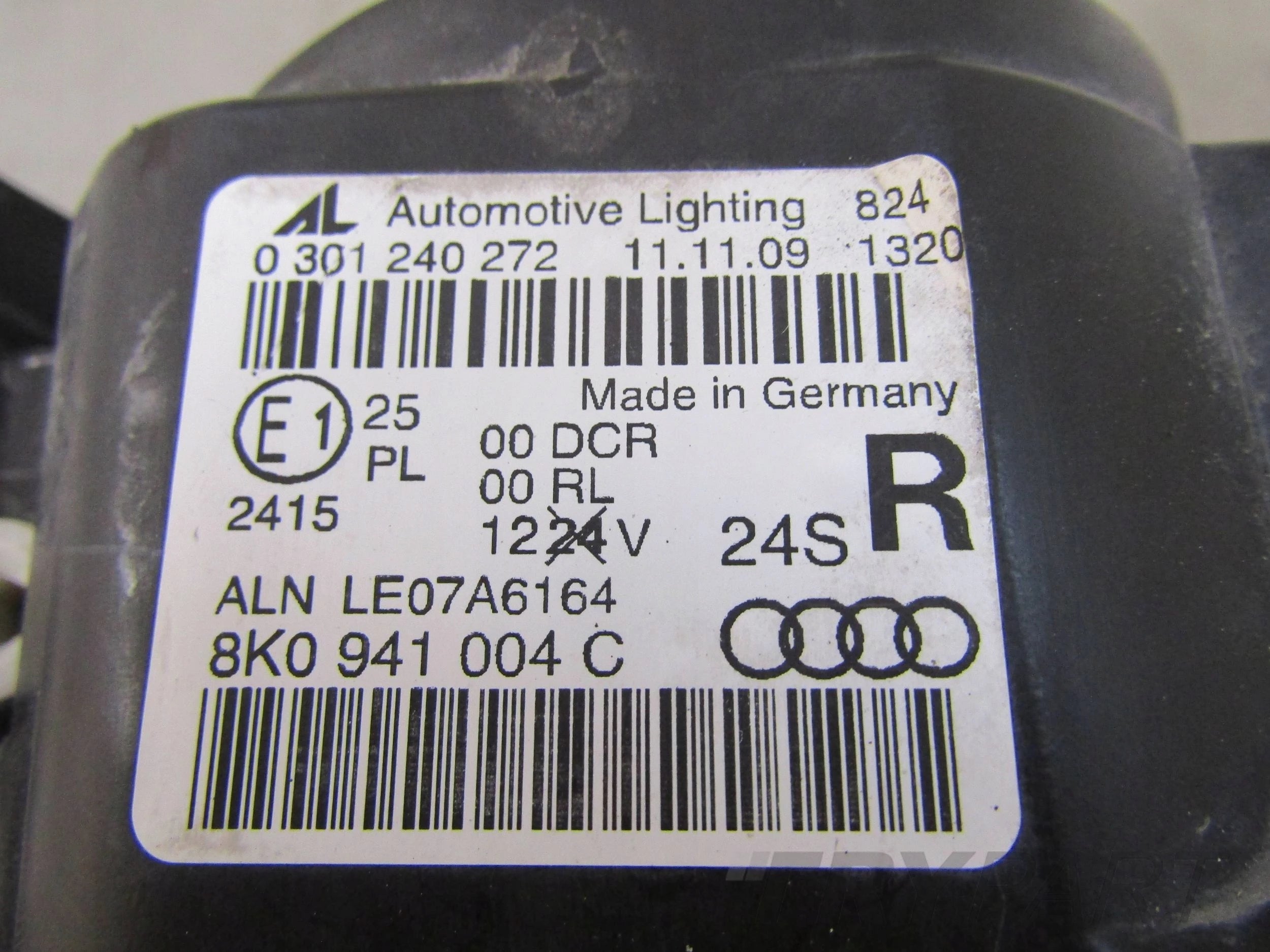 Front Headlight Audi A4 B8 XENON NON-SWIVEL 07-11 RH RIGHT 8K0941004C