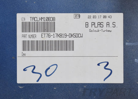 FORD TRANSIT COURIER FRONT BUMPER FRONT ORIGINAL