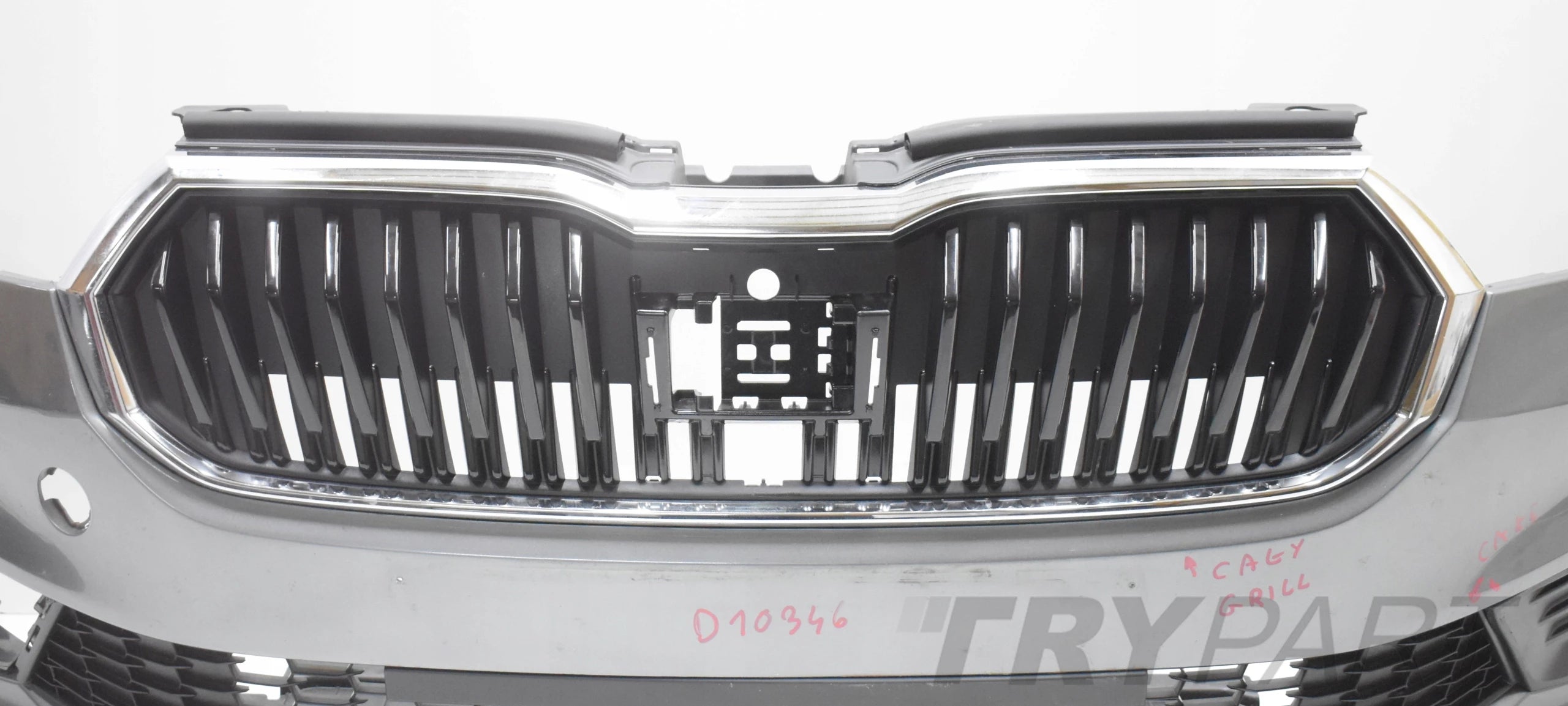 SKODA FABIA IV 6VA FRONT BUMPER ORG + GRILLES + GRILL + BOTTOM