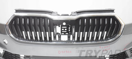 SKODA FABIA IV 6VA FRONT BUMPER ORG + GRILLES + GRILL + BOTTOM