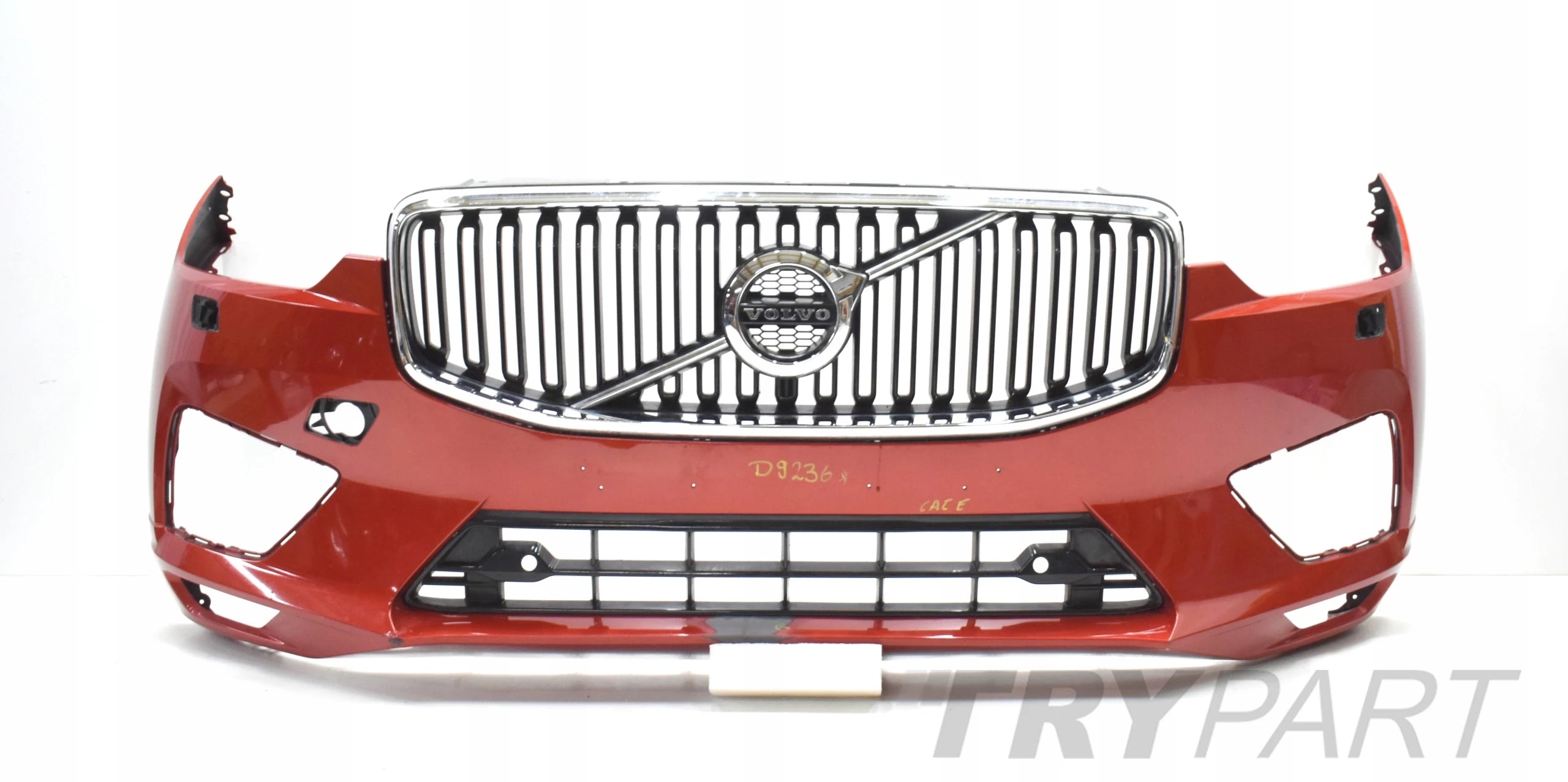 VOLVO XC60 II R DESIGN FRONT BUMPER FRONT ORIGINAL + GRILLE
