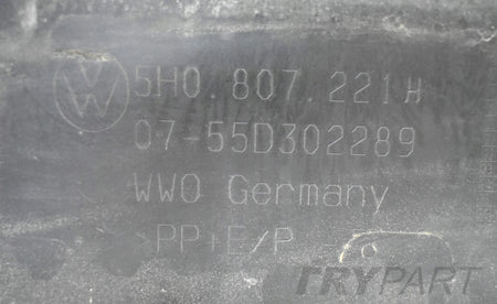 VW GOLF VIII 5H0 FRONT BUMPER ORG