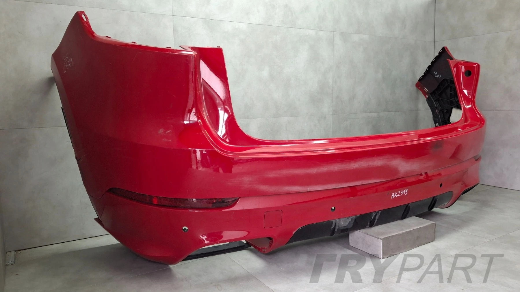Porsche Cayenne III GTS TURBO 9Y0 18- Rear Bumper + lights + guides