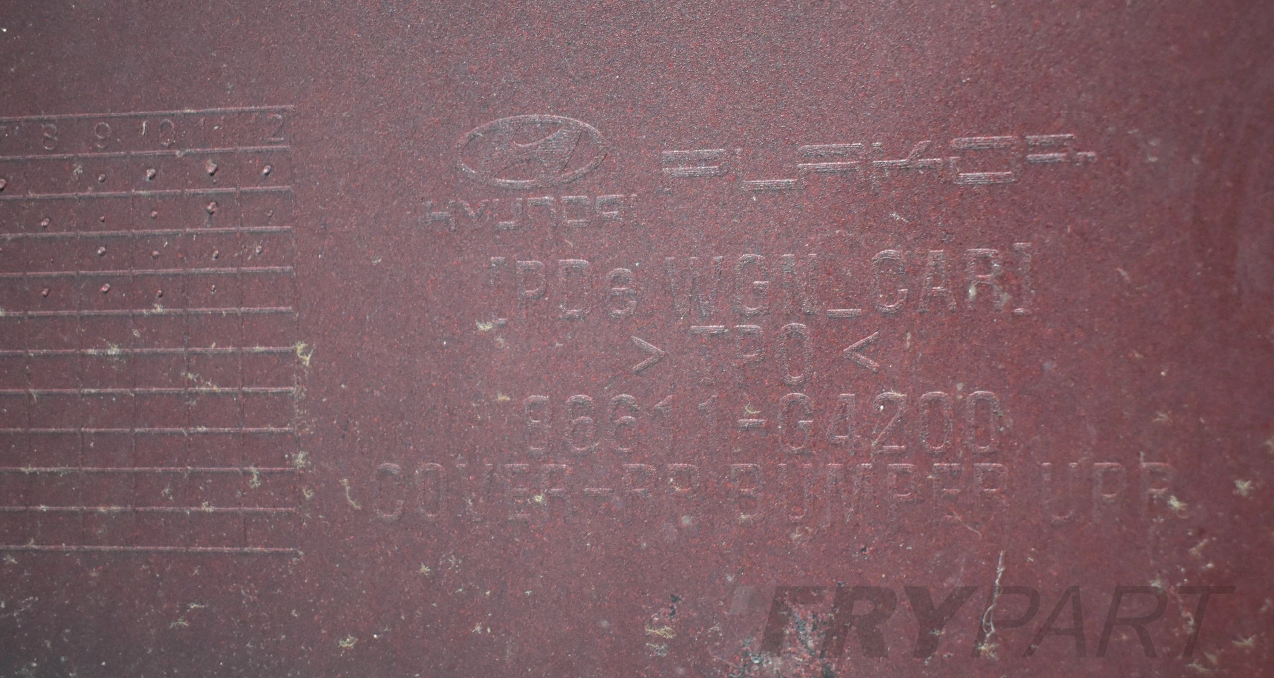 HYUNDAI I30 III REAR BUMPER ORIGINAL ESTATE