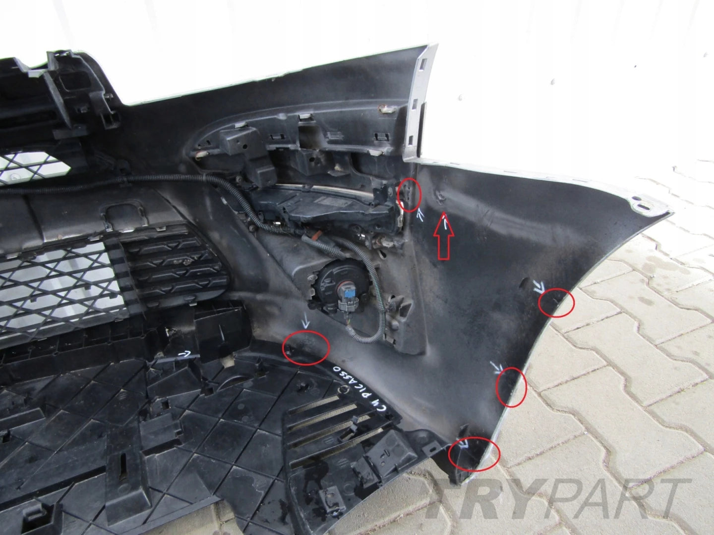 Front Bumper Citroen C4 Picasso Lift 10-13