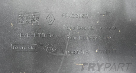 DACIA DUSTER II REAR BUMPER ORG