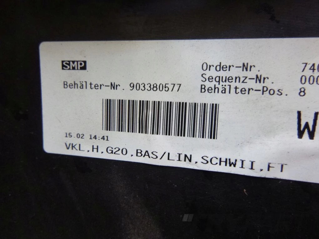 BMW 3 G20 SEDAN 19- Rear Bumper