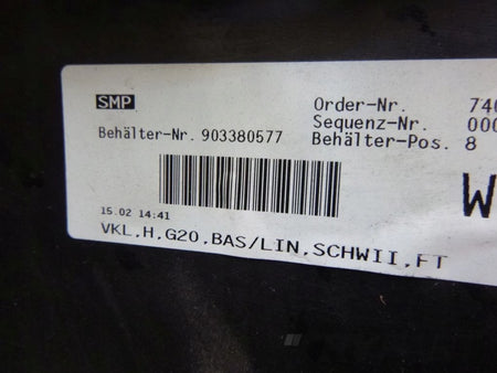 BMW 3 G20 SEDAN 19- Rear Bumper