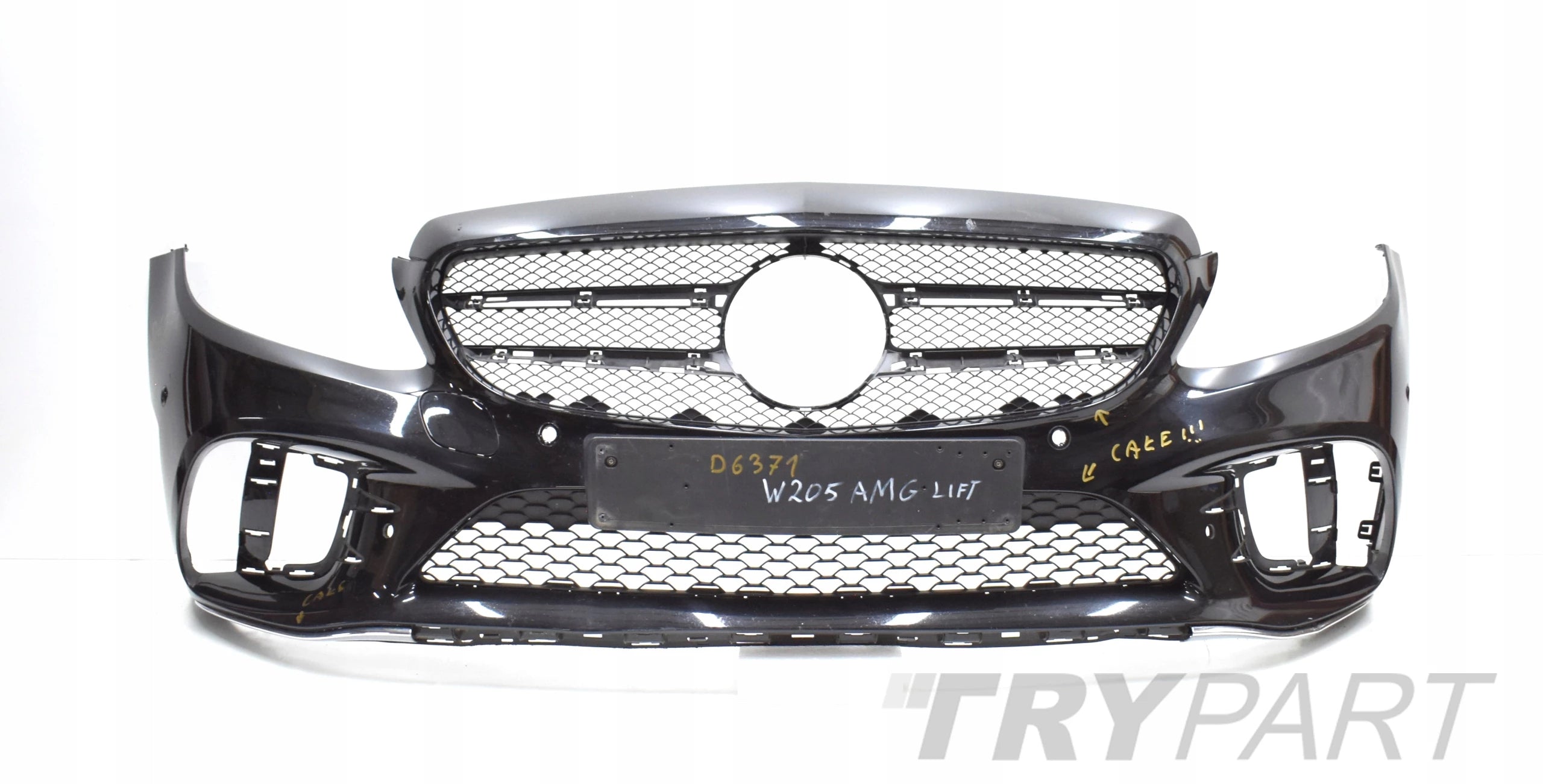 MERCEDES C CLASS W205 LIFT AMG FRONT BUMPER ORG + GRILLES