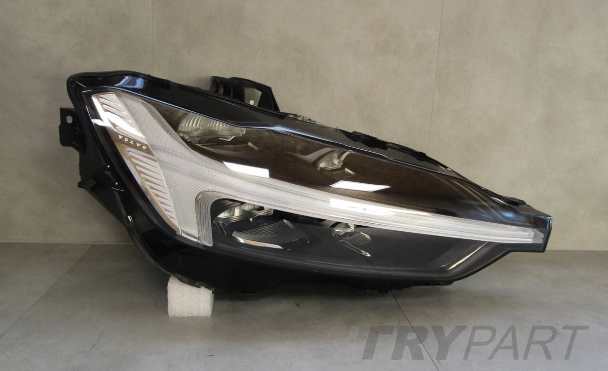 FRONT HEADLIGHT VOLVO XC60 FULL LED BLACK 17-24 RH RIGHT COMPLETE 32396576