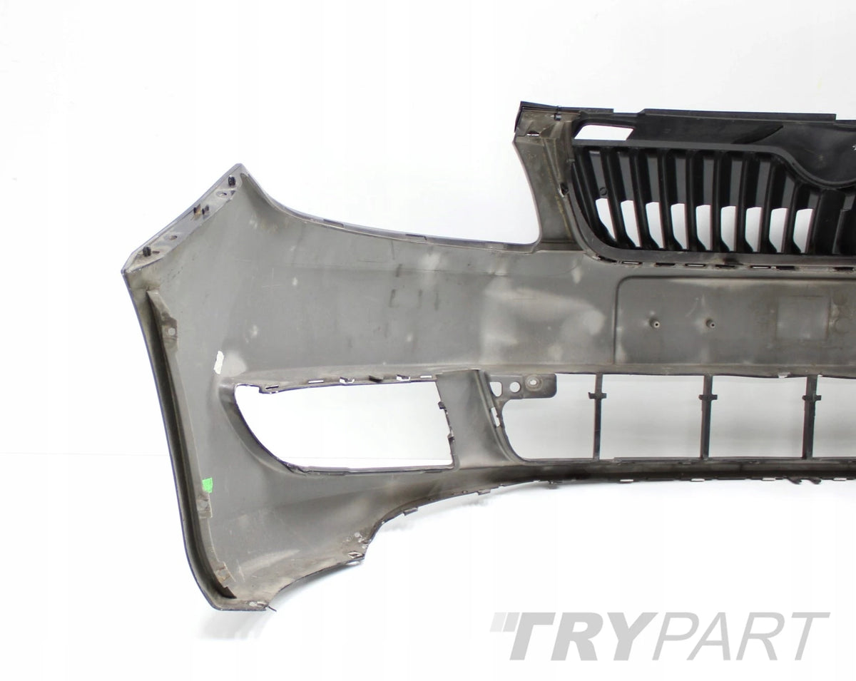 SKODA FABIA II LIFT 5J0 FRONT BUMPER ORIGINAL + GRILLE