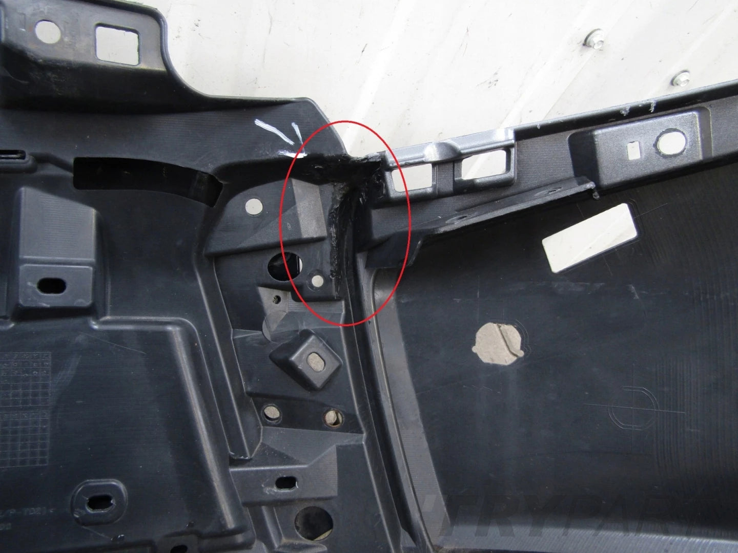 Front Bumper for Mitsubishi Outlander 3 Hybrid Lift
