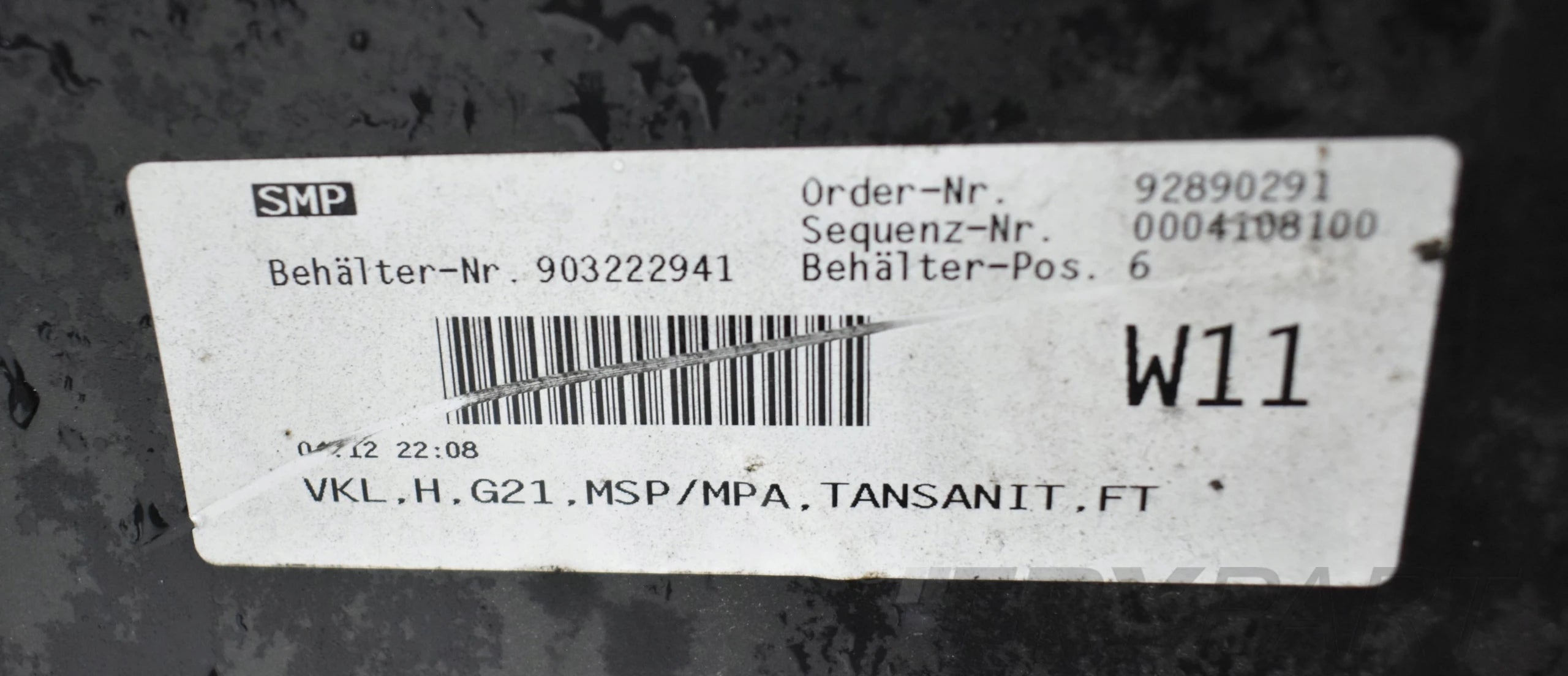 BMW III 3 G21 M PACKAGE REAR BUMPER ORIGINAL TOURING