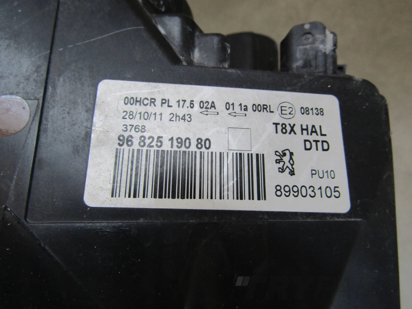 Front Lamp Peugeot 3008 I 5008 I STANDARD 09-13 RH 9682519080