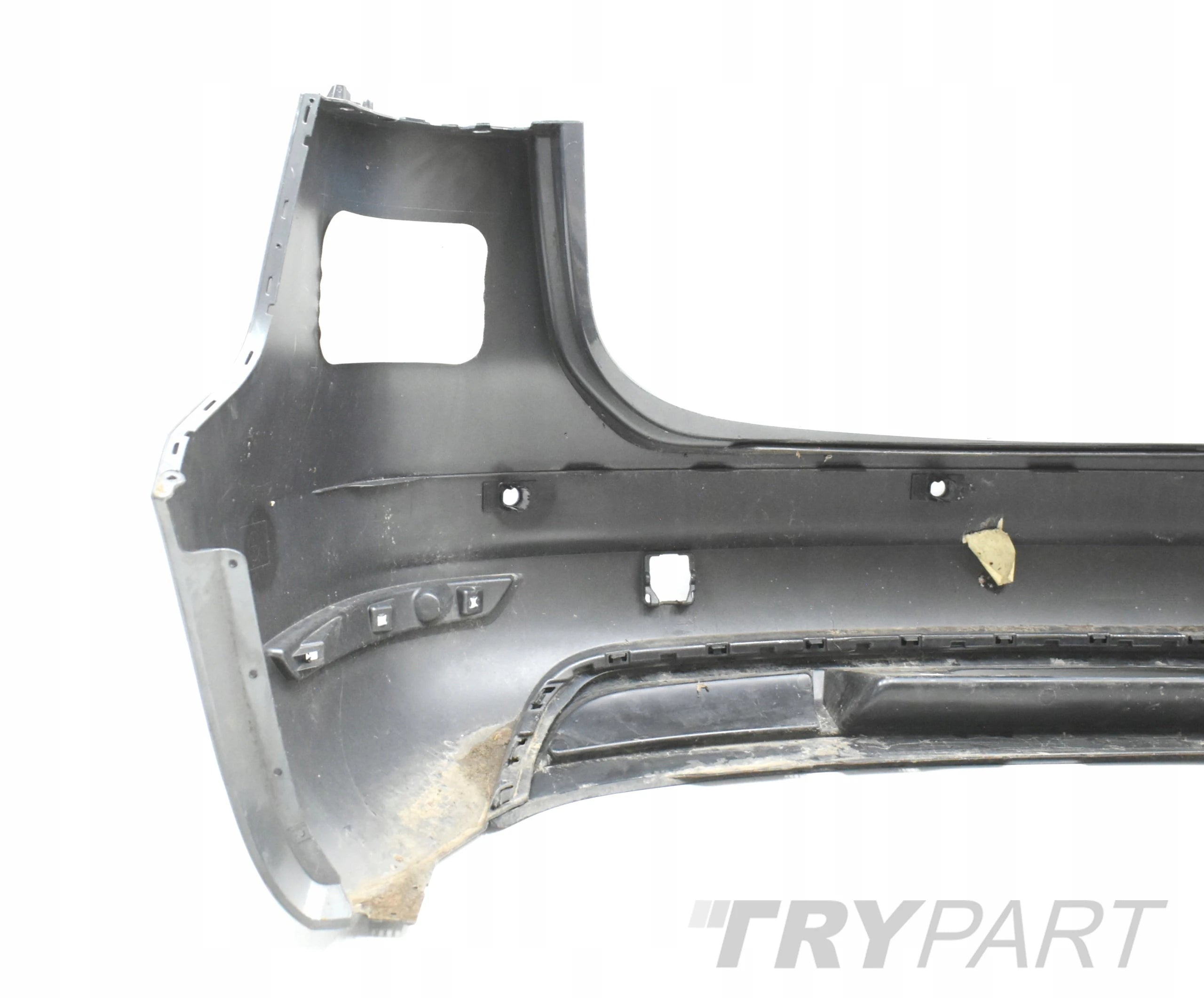 VW SHARAN 7N0 SEAT ALHAMBRA 7N0 REAR BUMPER ORG + BOTTOM