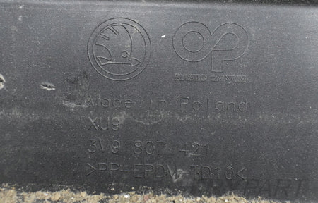 SKODA SUPERB III 3V9 REAR BUMPER ESTATE ORG
