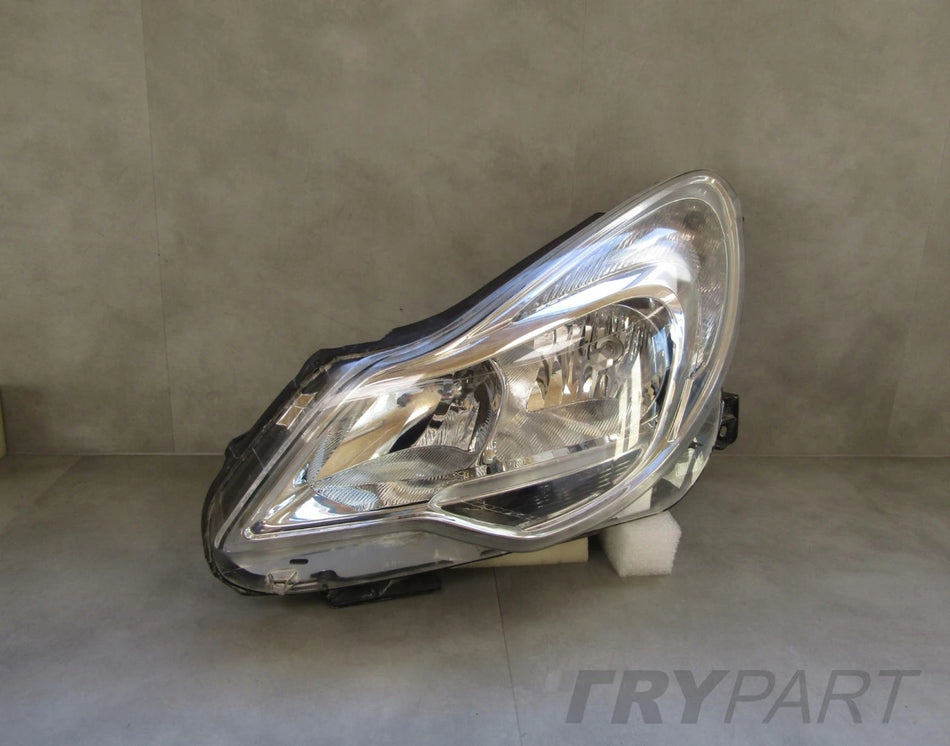 OPEL CORSA D LIFT HEADLIGHT PLAIN 11-14 LH 13432889