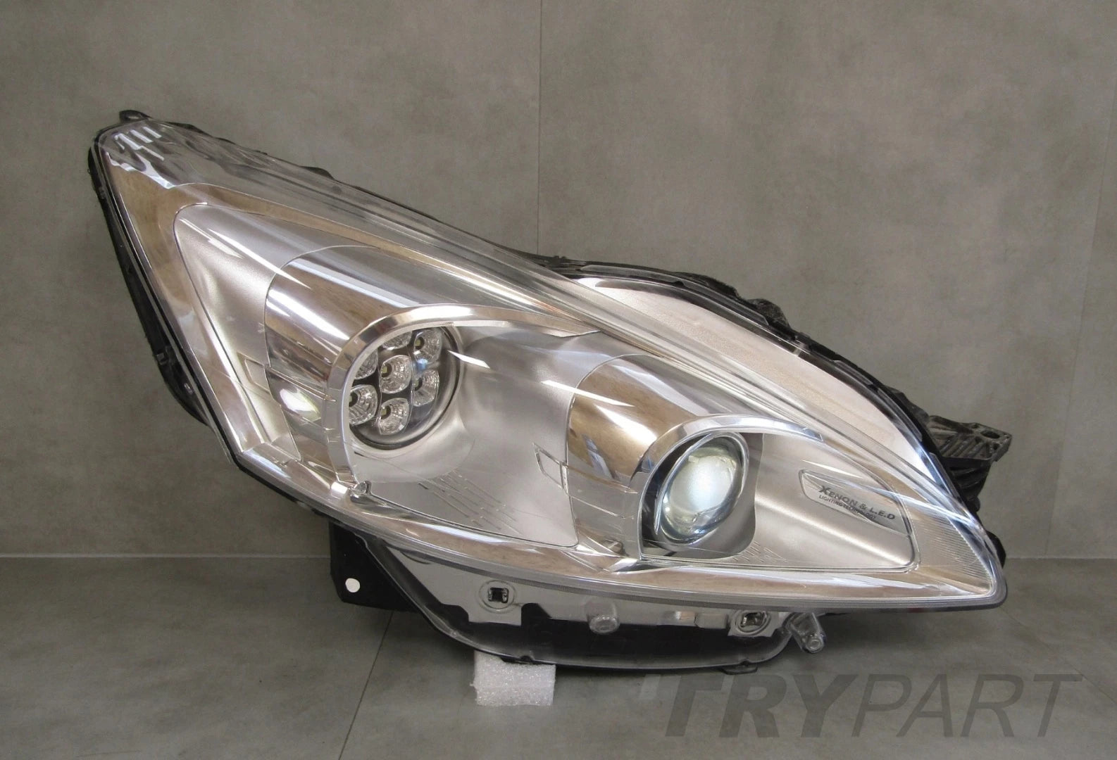 FRONT HEADLIGHT PEUGEOT 508 1 XENON SWIVEL RH RIGHT 10-14 9687580580