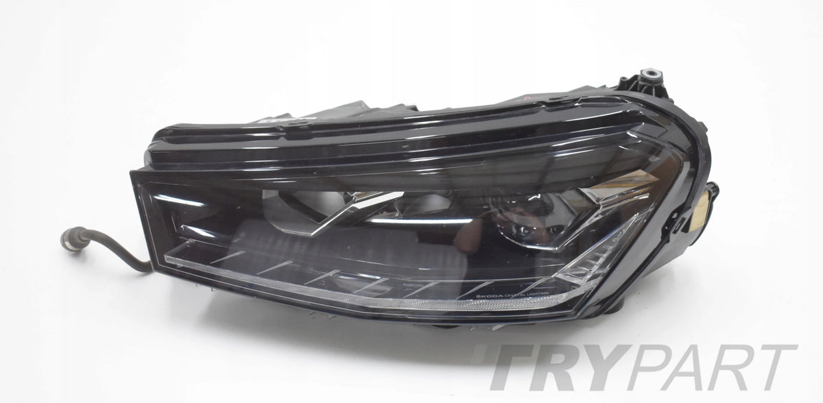 SKODA FABIA IV 6VB LEFT FRONT HEADLIGHT EU ORG CRYSTAL 6VB941015B