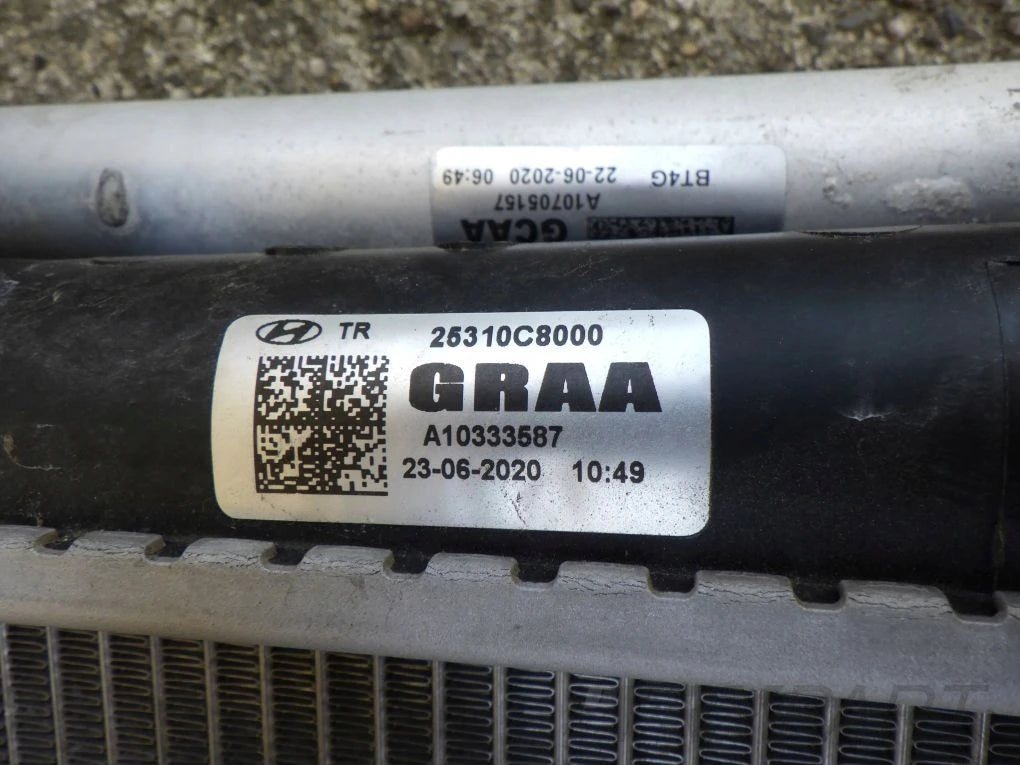 KIA STONIC HYUNDAI I20 water and air conditioning radiator