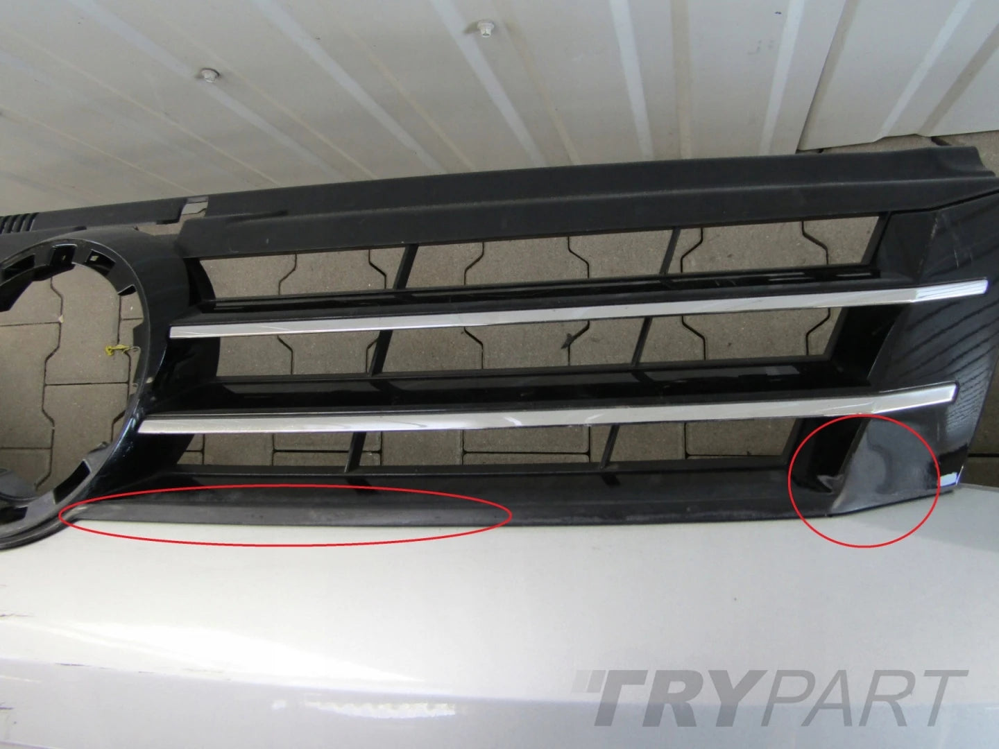Front Bumper VW Sharan 2 II 7N0 10-
