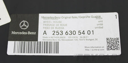 MERCEDES GLC W253 FENDER LINER REINFORCEMENT REAR RIGHT NEW A2536305401