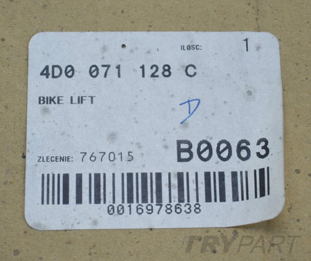 AUDI A6 A8 Bicycle Rack 4D0071128C NEW
