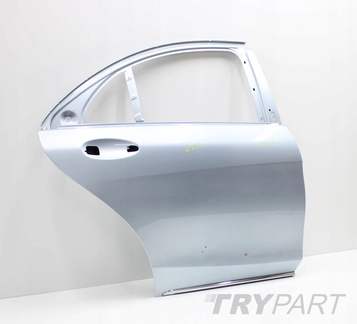 MERCEDES S-CLASS W222 RIGHT REAR DOOR ORIGINAL SHORT + CHROME