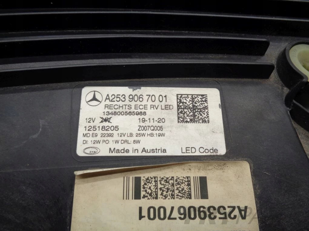 MERCEDES GLC W 253 LIFT FULL LED PERFORMANCE RIGHT