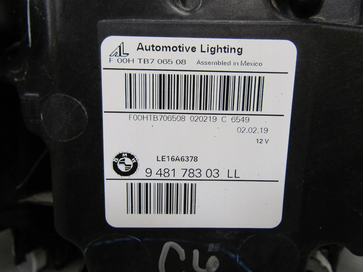 BMW X5 G05 X6 G06 FULL LED Headlight 18-23 LH LEFT 9481783
