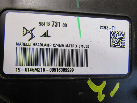 HEADLIGHT CITROEN DS7 full led LIFT LH LEFT 21- 9841273180