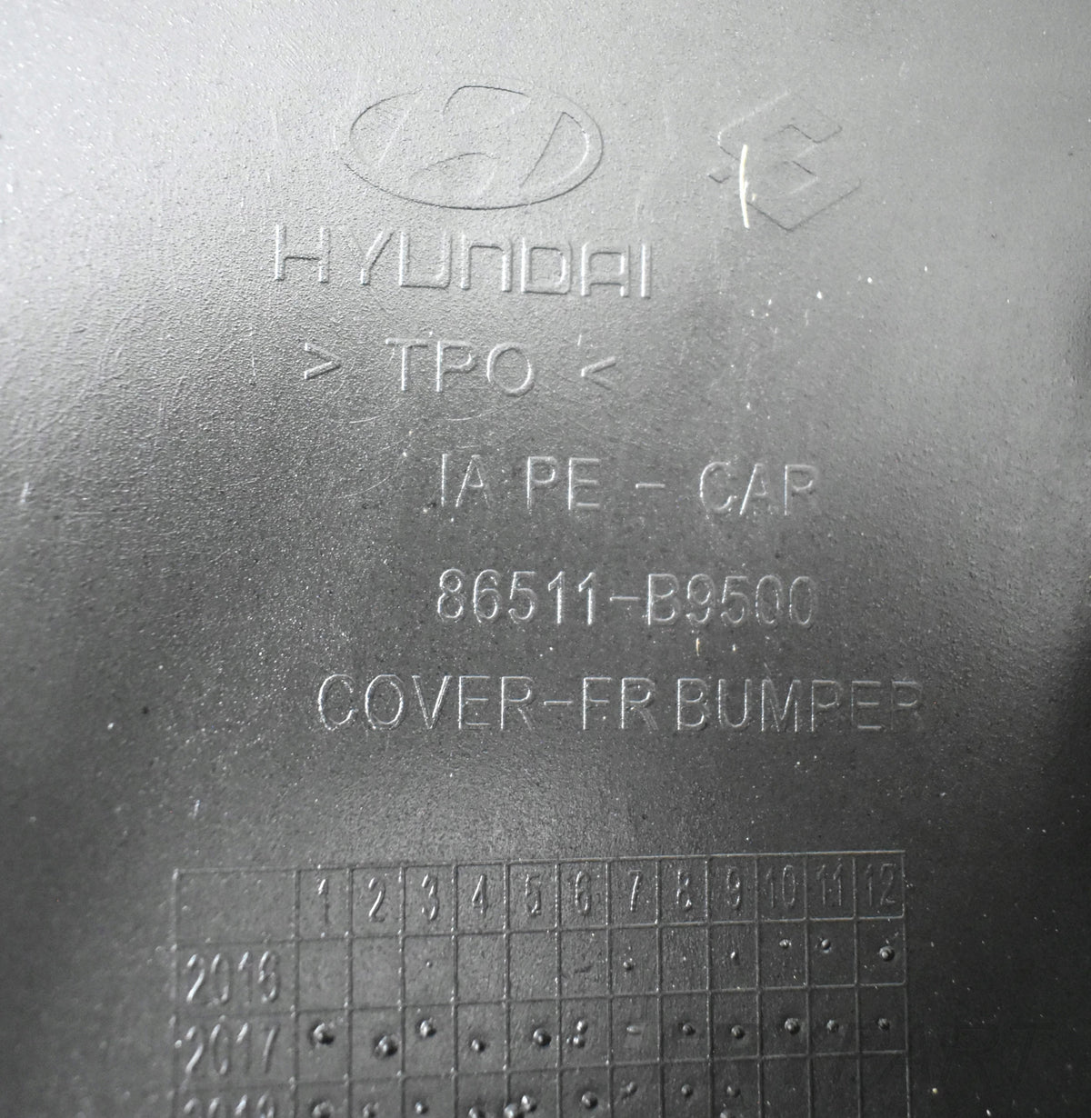 HYUNDAI I10 II LIFT FRONT BUMPER ORG 16+