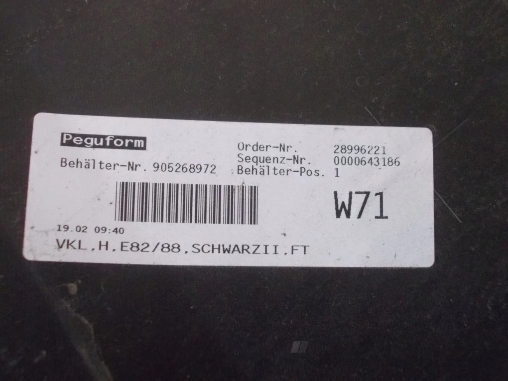 BMW 1 E82 E88 Coupe Cabrio Rear Bumper