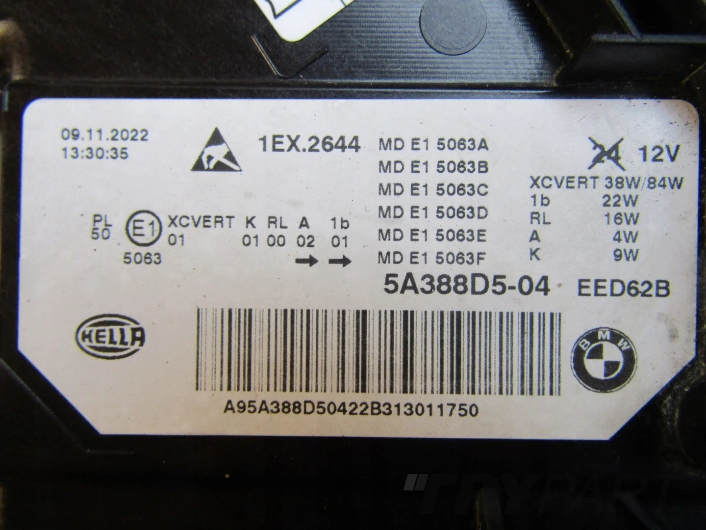 BMW 5 G30 G31 M5 F90 LIFT LCI LASER 20- front light LH LEFT 5A388D5-04