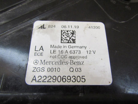 Front Lamp Mercedes S-Class W222 LIFT LED MULTIBEAM LH 17-20 A2229069305