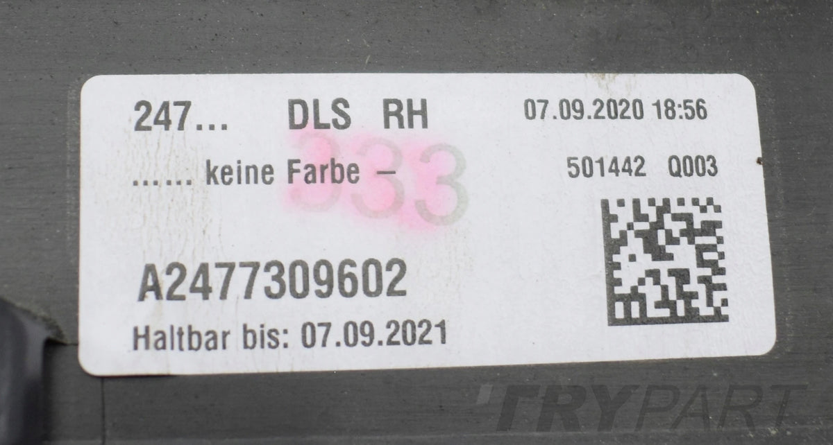 MERCEDES GLA II W247 RIGHT REAR DOOR TRIM ORG