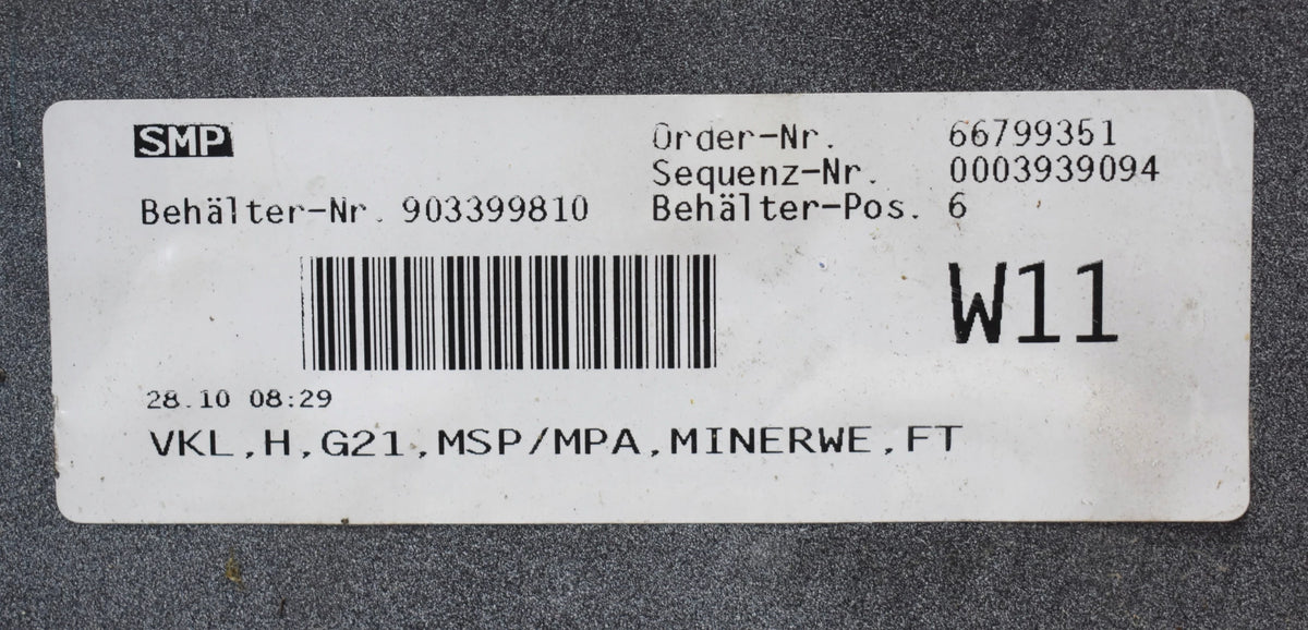 BMW 3 G21 M PACKAGE REAR BUMPER ORIGINAL ESTATE